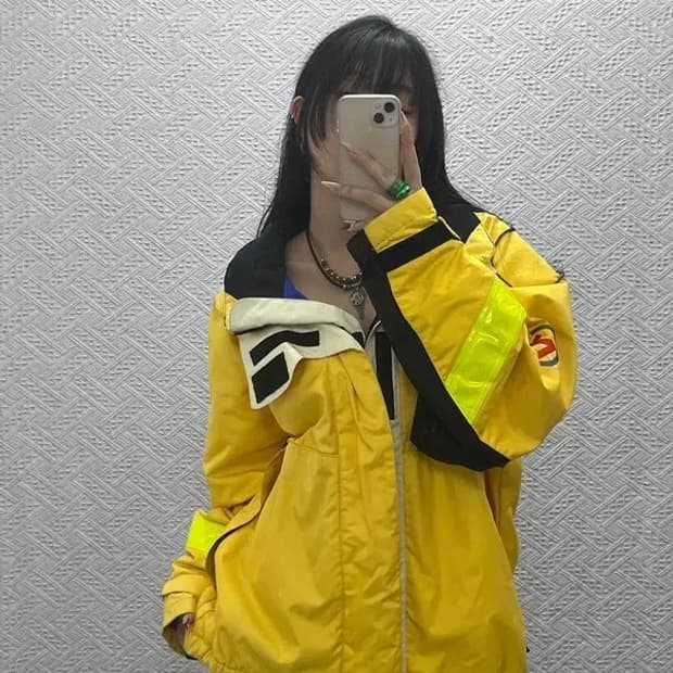 노티카 90's 올드스쿨 레트로 테크웨어 워크 바람막이 L C08448