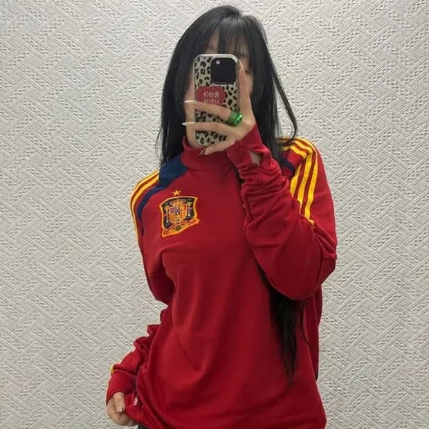 아디다스 스페인 12-13 유니폼 트랙탑 롱슬리브 95 C08481