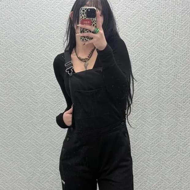 아디다스 모던 시크 캐주얼 덩가리 져지 멜빵바지 S C08480