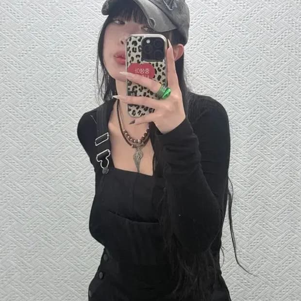 아크메드라비 디스트로이드 고딕 그런지 로고패치 볼캡 C08513