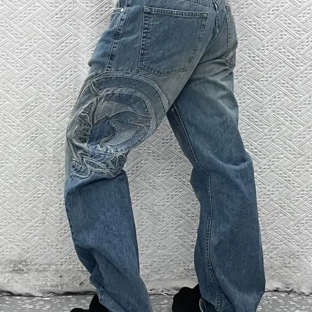 히스토리 빈티지 키치 유니크 스트릿 버니 데님팬츠 32인치 C08544