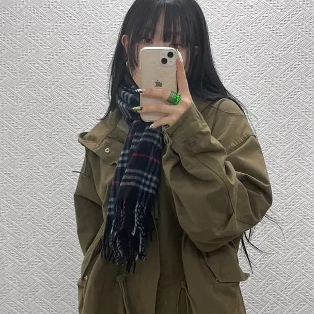 버버리 빈티지 모던시크 노바체크 목도리 C08553