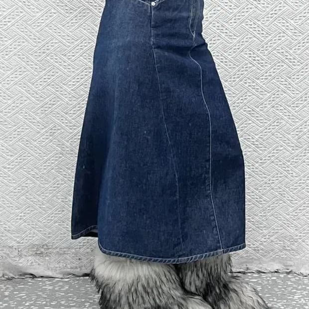 리바이스 엔지니어드 모던캐주얼 데님 스커트 청치마 80 C08586