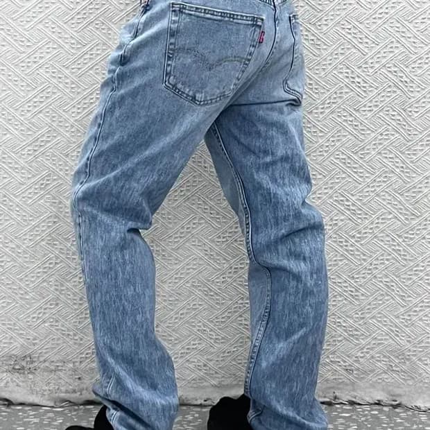 리바이스 514 캐주얼 빈티지 데미지 워싱 데님팬츠 32인치 C08591