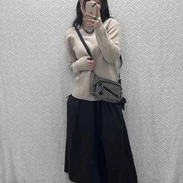 키플링 빈티지 히피 다이아 패턴 크로스백 C08634