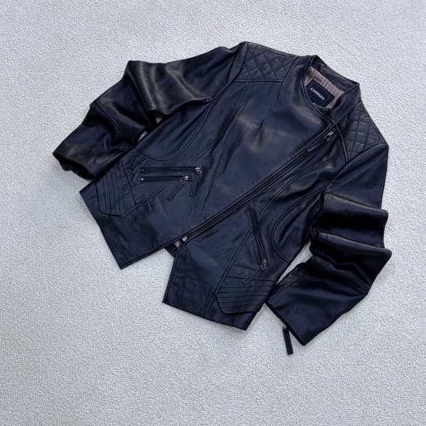 88 카시바디 양가죽 레더 자켓 0326E