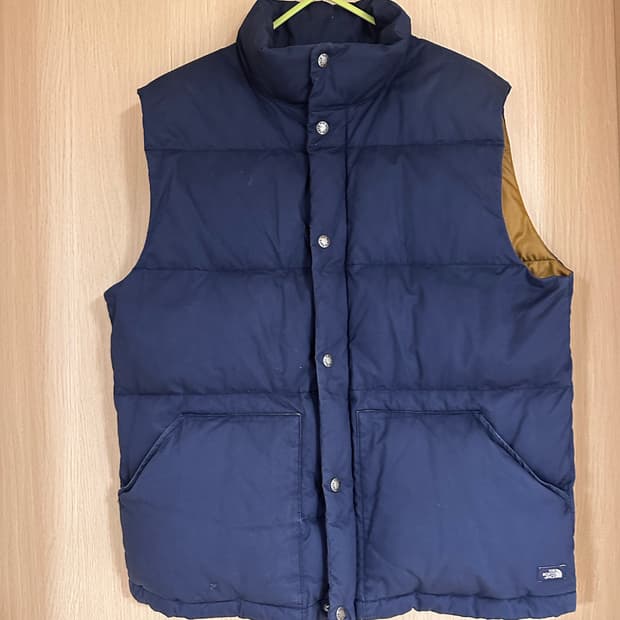노스페이스 구스다운 패딩 조끼