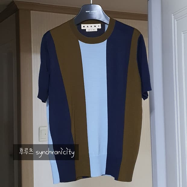 마르니 컬러 블록 섬머 니트 46