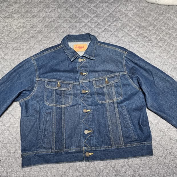 Hugo made 스톰라이더 크롭 청자켓 남성용 110