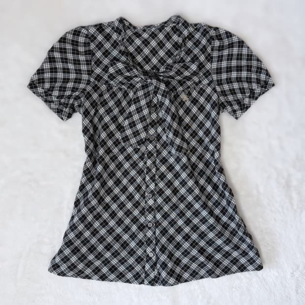 Burberry 버버리 블루라벨 대장템 로걀탑 블라우스 ≽^•⩊•^≼