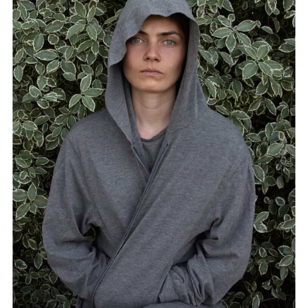 머듈 라운지 후드집업 파자마 팬츠 그레이 셋업