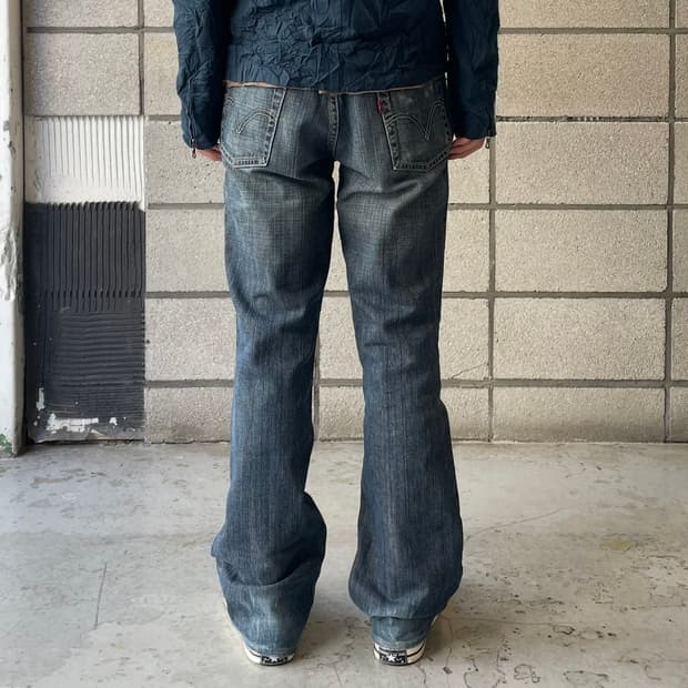 리바이스 517 플레어 데님 팬츠