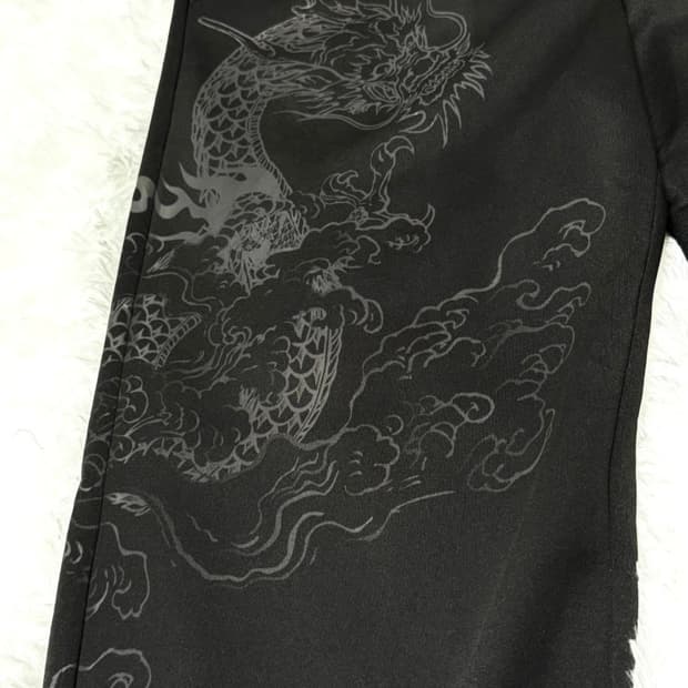 카라쿠리타마시 오리엔탈 드래곤 트랙팬츠