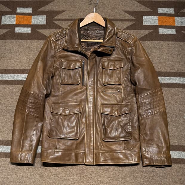 비욘드클로젯 남성 양가죽 자켓 브라운 100