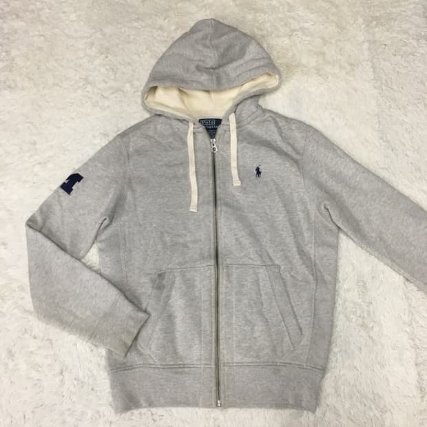 폴로 90'S 스몰포니 기모 후드집업 CC06