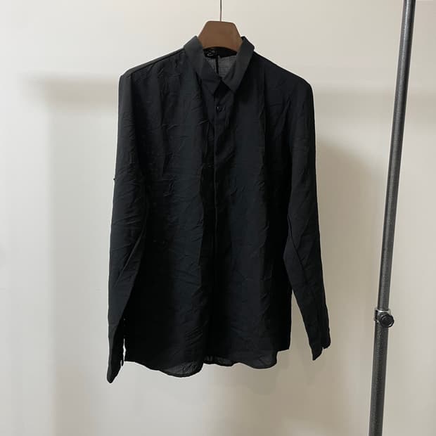 (M) Transit 트랜짓 크링클 울 린넨 셔츠