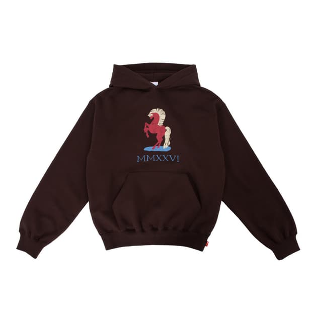 아이앱스튜디오 RED HORSE HOODIE BROWN/ XL
