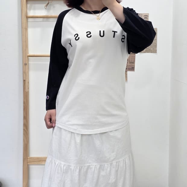 [프립]M/챔피온 칠부 티셔츠