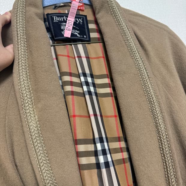 버버리 울 롱 코트
