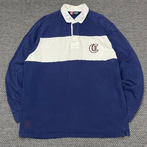 챕스 랄프로렌 로고 럭비 티셔츠 v0338