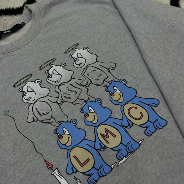 [M]LMC 쓰리베어 맨투맨/그레이