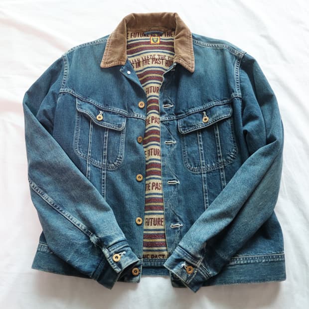 휴먼메이드 블랭킷 데님 자켓 XL