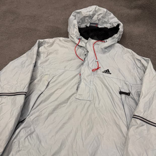 [정품/95] 00s 아디다스 올드스쿨 아노락 바람막이 자켓
