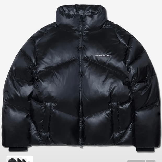 노매뉴얼 숏패딩 s사이즈