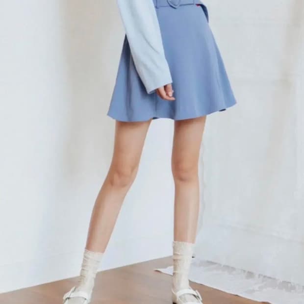 하트클럽 하트 벨트 치마 