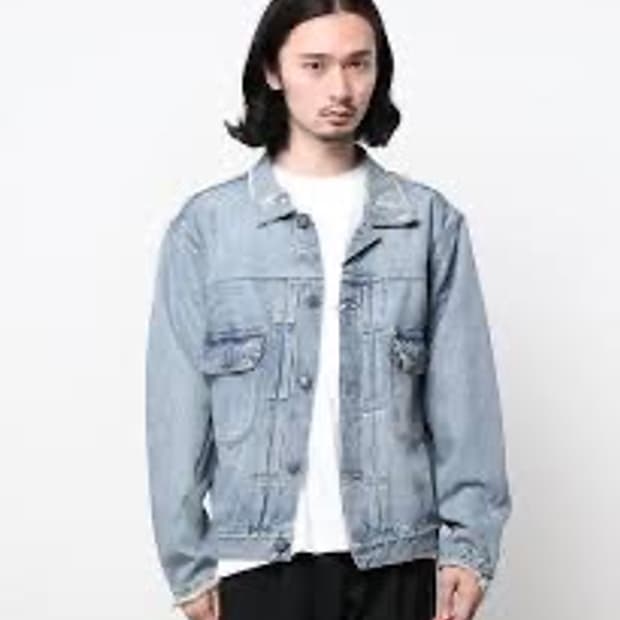 (40) lvc 워싱 데님 자켓 lot 517