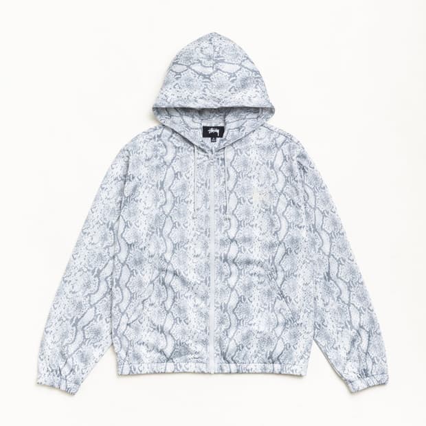 [L] 스투시 뱀피 MESH ZIP HOODIE
