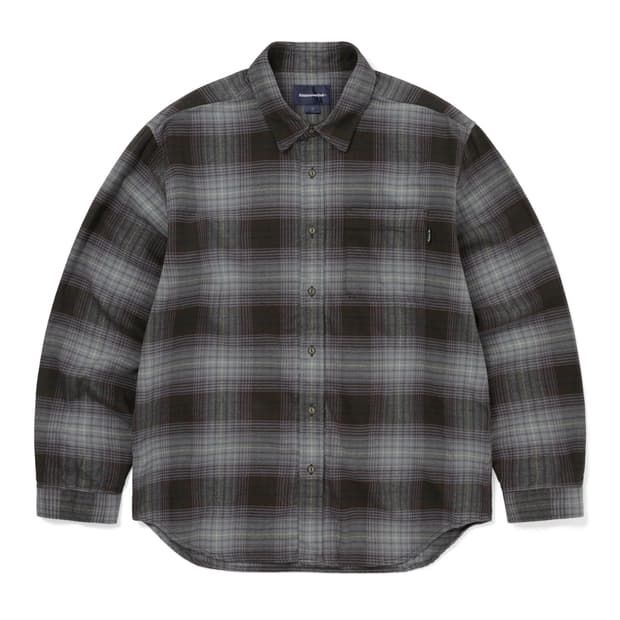  (새상품) 디스이즈네버댓 - Flannel Check Shirt Off