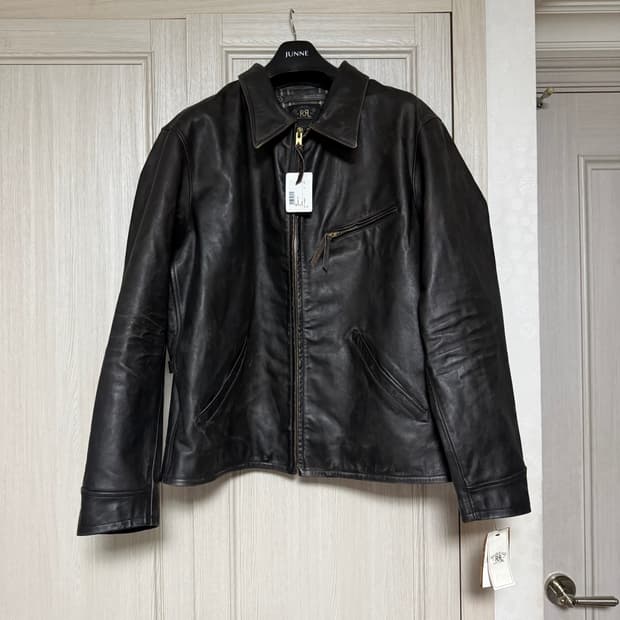 [XL] RRL 뉴스보이 레더 자켓