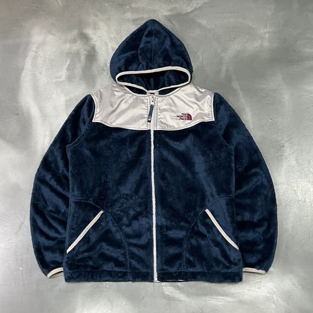  노스페이스 배색 테디 후드집업 y15088