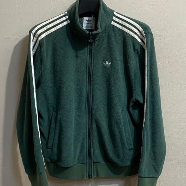 아디다스 부클 플리스 집업 자켓