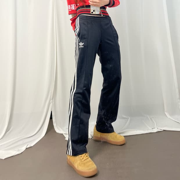 Adidas black Firebird track pants