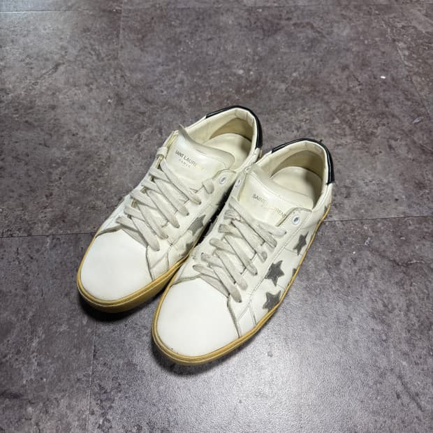 생로랑 스타패치 스니커즈 42.5