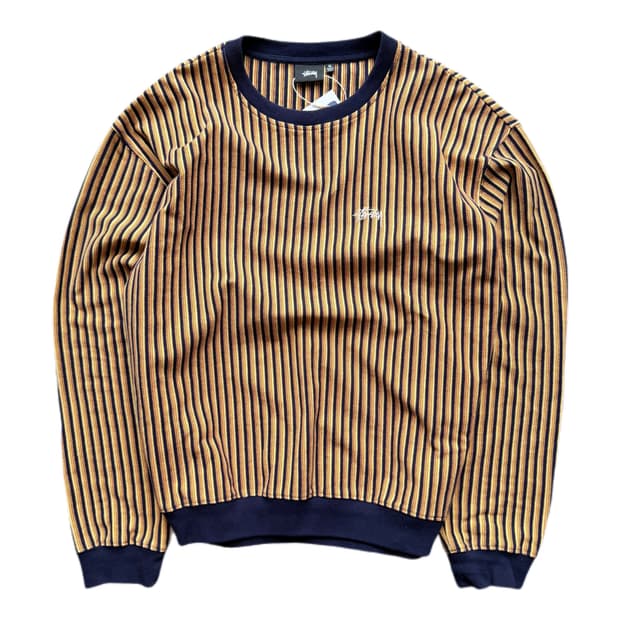 스투시 도트 스트라이프 크루넥 XL(2XL)