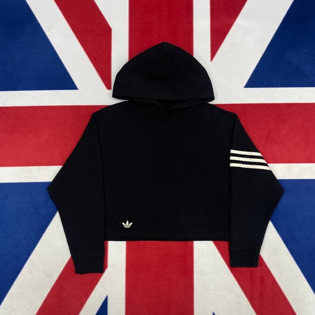 아디다스 오버핏 크롭 후드티 XS 실측 여성66