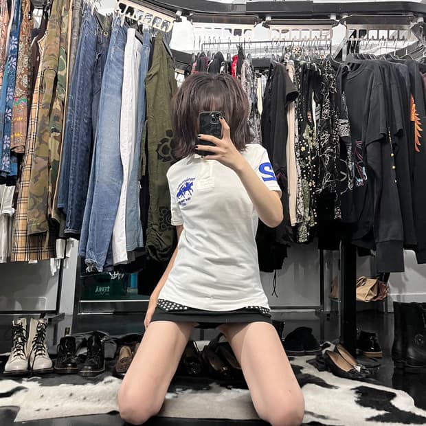 폴로 랄프로렌 패치 카라 반팔