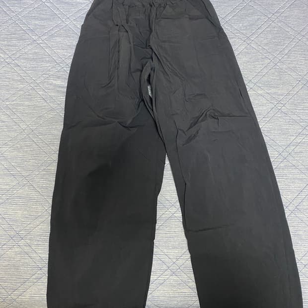 슬로우 레코드 하우스 나일론 팬츠 블랙 S