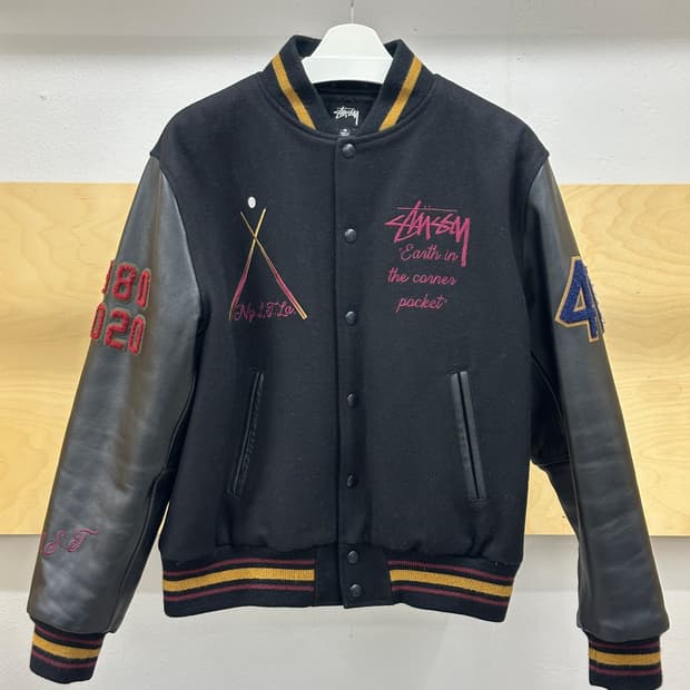 [M] 스투시 40주년 IST 바시티 자켓 (NY.LT.LA ver.)