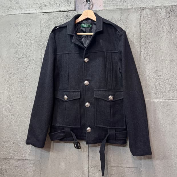 꼼데가르송 옴므 플러스 모더니즘 밀리터리 울 자켓 (S)