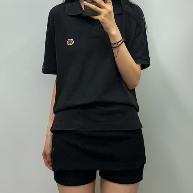 후르츠오브더룸 블랙 pk 반팔 티셔츠