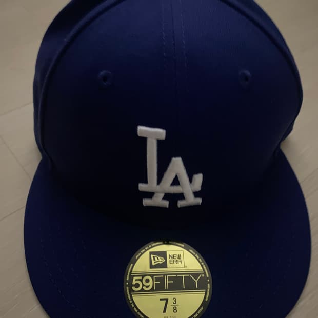 MLB 어센틱 LA 다자스 피티드캡 게임 다크 로얄