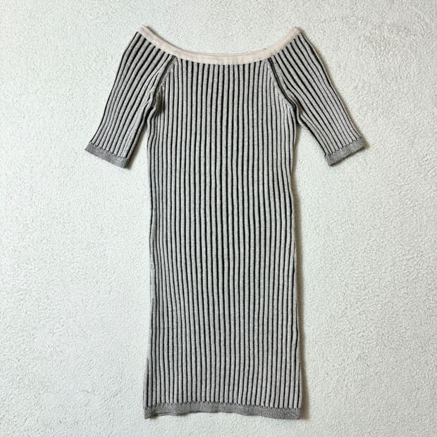 더오픈프로덕트 22ss 리브드 골지 원피스 PN6947