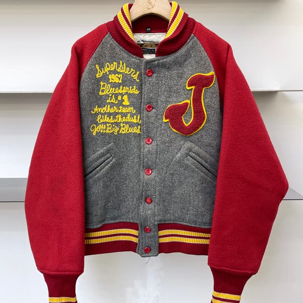 House Of Blues 스포츠 울 바시티 자켓 