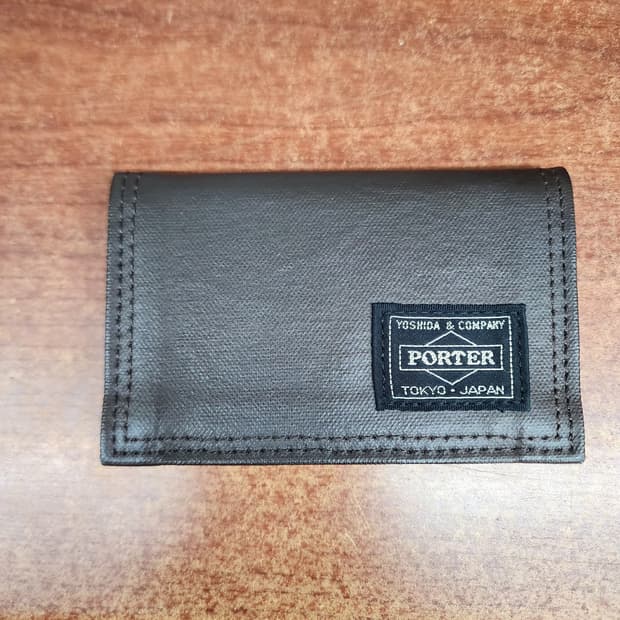 요시다포터 프리스타일 카드지갑 브라운