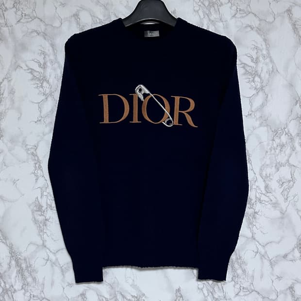 디올 주디 플레임 니트 네이비