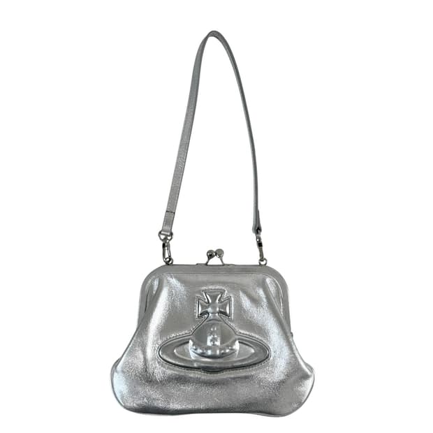 비비안 웨스트우드 실버 미니 숄더백